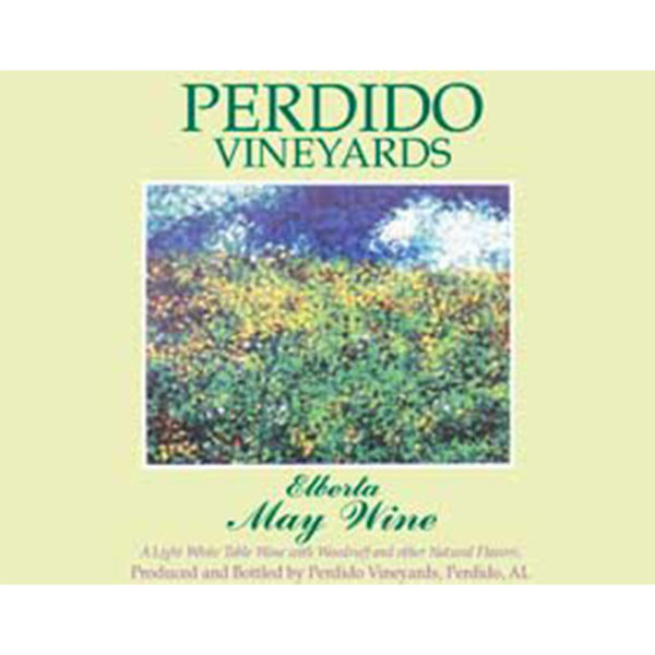 Perdido Vineyards Elberta May Wine Label