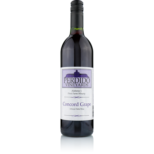 Perdido Vineyards Concord Grape Wine