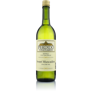 Perdido Vineyards Sweet Muscadine Wine